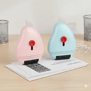 Reusable Privacy Protection Roller Stamp for Express Box Confidentiality, Data Eraser Tool with Anti-Snoop Ink, Multi-Scene Anti-Theft Stamp for Home & Office, Durable Metal Design for Personal Information Security.