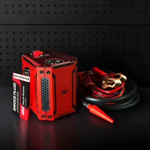 AutoLine Pro HyperSmoke Leak Detection Machine with Built-in Air Compressor & OEM-Approved Smoke Fluid for EVAP, Vacuum, & Boost Leaks - Automotive Diagnostic Tool Car