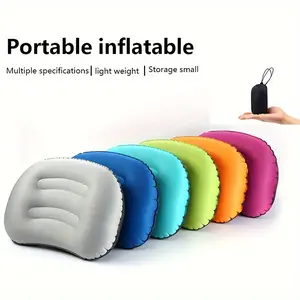 Inflatable pillow, suitable for outdoor camping trips, and can also be used as a waist cushion for long-distance car rides