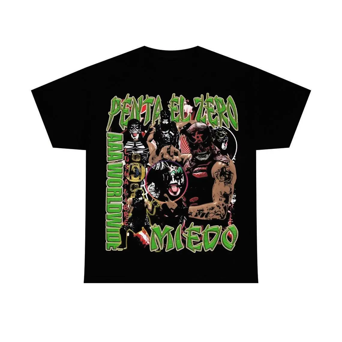 Penta WWE 2026 Retro Graphic T-Shirt, WWE Wrestling Tee, Masked Superstar Fan Shirt, Sports Entertainment Gift T072475