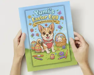Yumi's Easter Egg Coloring Book & Activity Pages