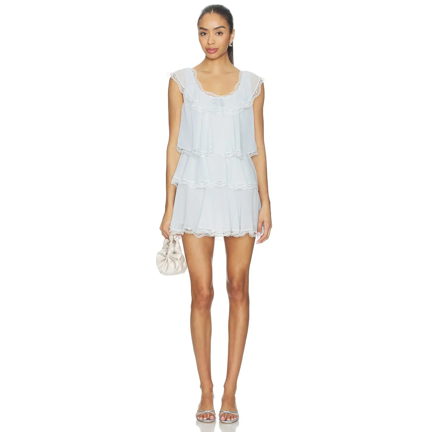 For Love & Lemons Taylor Mini Dress in Blue - TikTok Shop For Love & Lemons Taylor Mini Dress in Blue - TikTok Shop