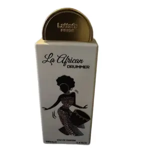 Lattafa Pride La African Drummer 100ml EDP Spray - Bergamot, Coconut, Jasmine, Orange Blossom, Ylang-Ylang, Ambroxan, Vanilla, Musk