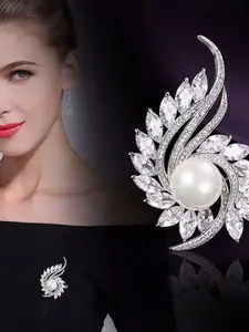 Korean Matte Color Flower Brooch, Women's Floral Design Simple Style Pin, Versatile Accessory for Coats, Bags, Formal Occasions, Ideal Gift