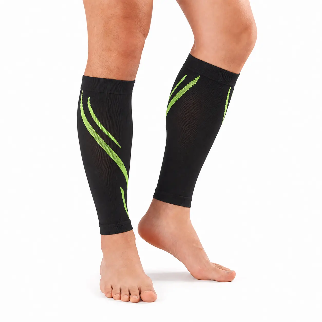 ISUNIE Calf Compression Sleeves 1/2 Pairs for Women & Men – Breathable, Sweat-Wicking Compression for Calf Support, Running, Fitness, Skipping Rope, Volleyball – Ideal Christmas Gift,Activewear,Mid-Year Limited-Time Deal