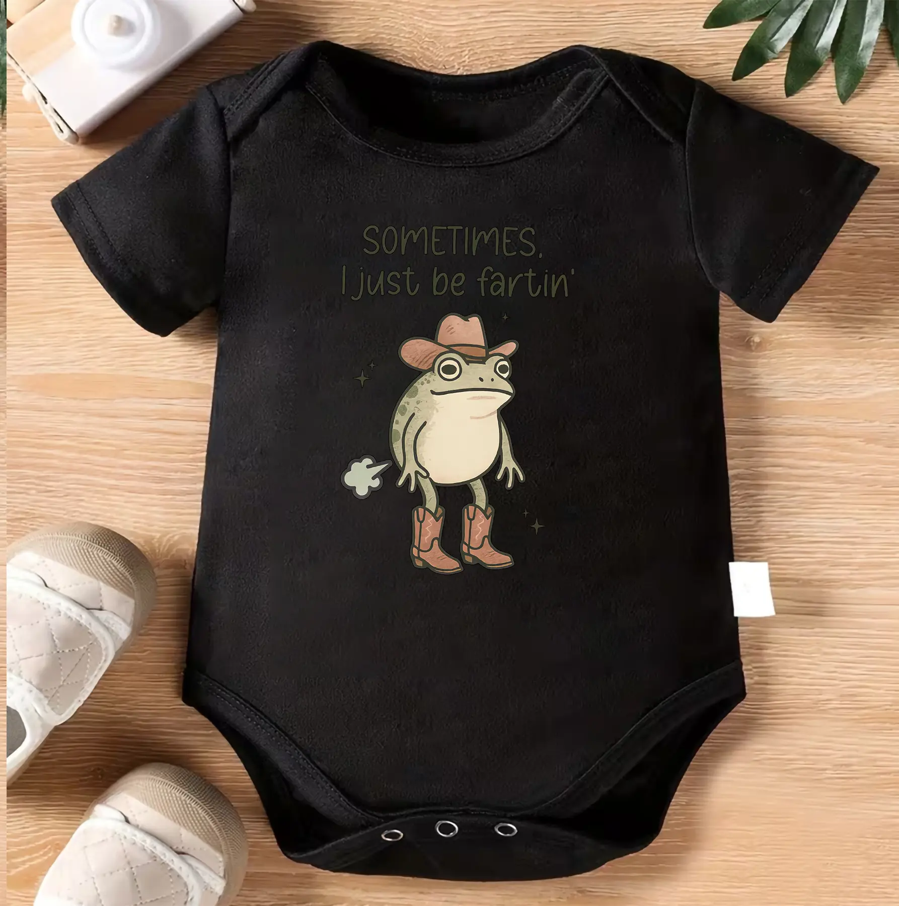 Sometimes I Just Be Fartin Baby Bodysuit, Funny Frog Infant Onesie, Cute Baby Outfit, Humor Newborn Clothes, Baby Shower Gift