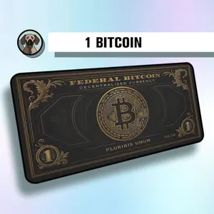 Premium Bitcoin Mouse pad | Crypto Investor Deskmat | Large Financial Mousepad | Aesthetic Desk Mat