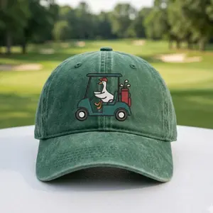 Golf Cart Embroidered Hat, Golf Girlie Baseball Cap, Cute Golf Lover Gift for Her, Womens Golf Club Dad Hat, Birthday Gift for Golfer Girl, Trendy Golf Season Cap