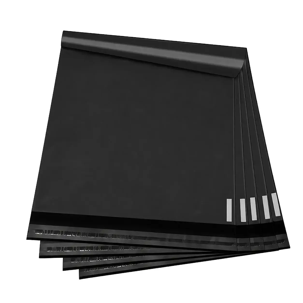 100 Large Poly Mailers 10x13 Shipping Bags for Small Business – Self Sealing Package Envelopes (10 x 13 Pack of 100, Black)