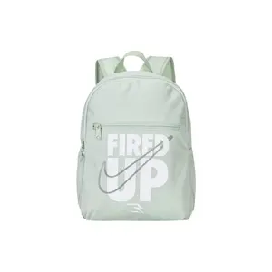 Nike 3Brand Series Letter Print Polyester Backpack for Men and Women in Sage Green