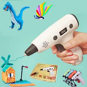 3D Printing Pen Multi-functional DIY Graffiti Painting Pen, for Adults and Teenagers for 3D Art Printing Modeling and DIY Graffiti Painting. for Christmas, Easter, and Boys' and Girls' Birthdays Gift, 3D Printing Pen Kit,3D Printing Hot Melt Pen