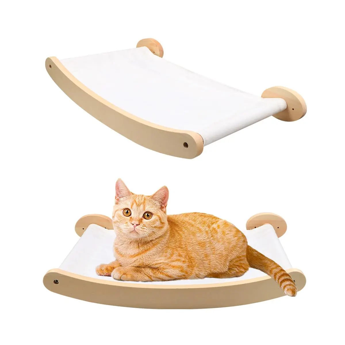 Cat Wall Mounted Cat Hammock, 1 Count Comfort Cat Wall Sleeping Bed, Cat Furniture for Indoor Use, Pet Supplies