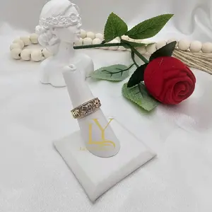 LaYaiBoutique #2207 Elephant Ring Three Tone 14k Gold Plated High Quality