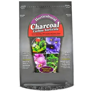 Horticultural Charcoal Soil Amendment for Plants, Terrariums, and Indoor Gardens, 2.25 dry quart