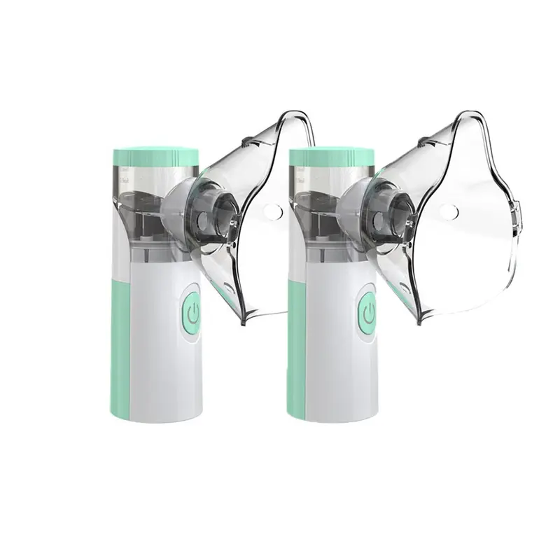 2PCS Portable Facial Humidifier & Handheld Mist Sprayer, Hydrating & Moisturizing, With Facial Nozzle, USB External Power or AA Battery Operated, Compact for Home & Travel Beauty Skincare