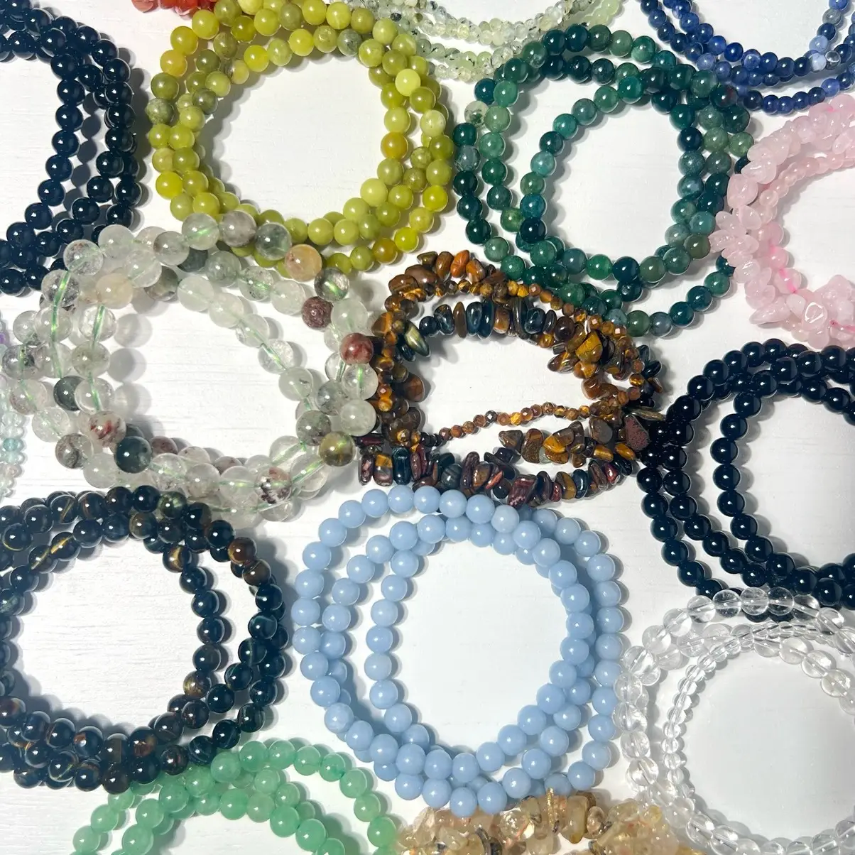 Crystal Bracelet | Natural Gemstone | Metaphysical Jewelry | Manifestation Crystals | Crystal Bracelets