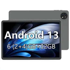 10.1 Inch Android 13 Tablet with Case, Quad-Core Processor 6000mAh Battery, 1280x800 IPS FHD Touchscreen 5MP+8MP Camera, Bluetooth, WiFi, Metal Body