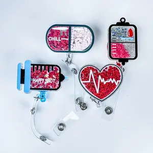 Medical Shaker Retractable Badge Reels