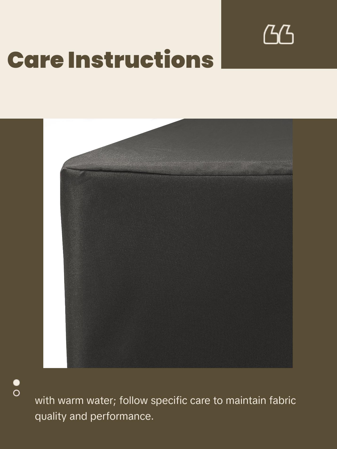 6 ft Rectangular Fitted Polyester Tablecloth Black