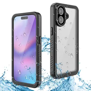 Waterproof Case for iPhone 17 Pro Max 17 17 Pro 17 Air Clear Screen Protector Shockproof Dustproof Snowproof Full Body Rugged Underwater Protection