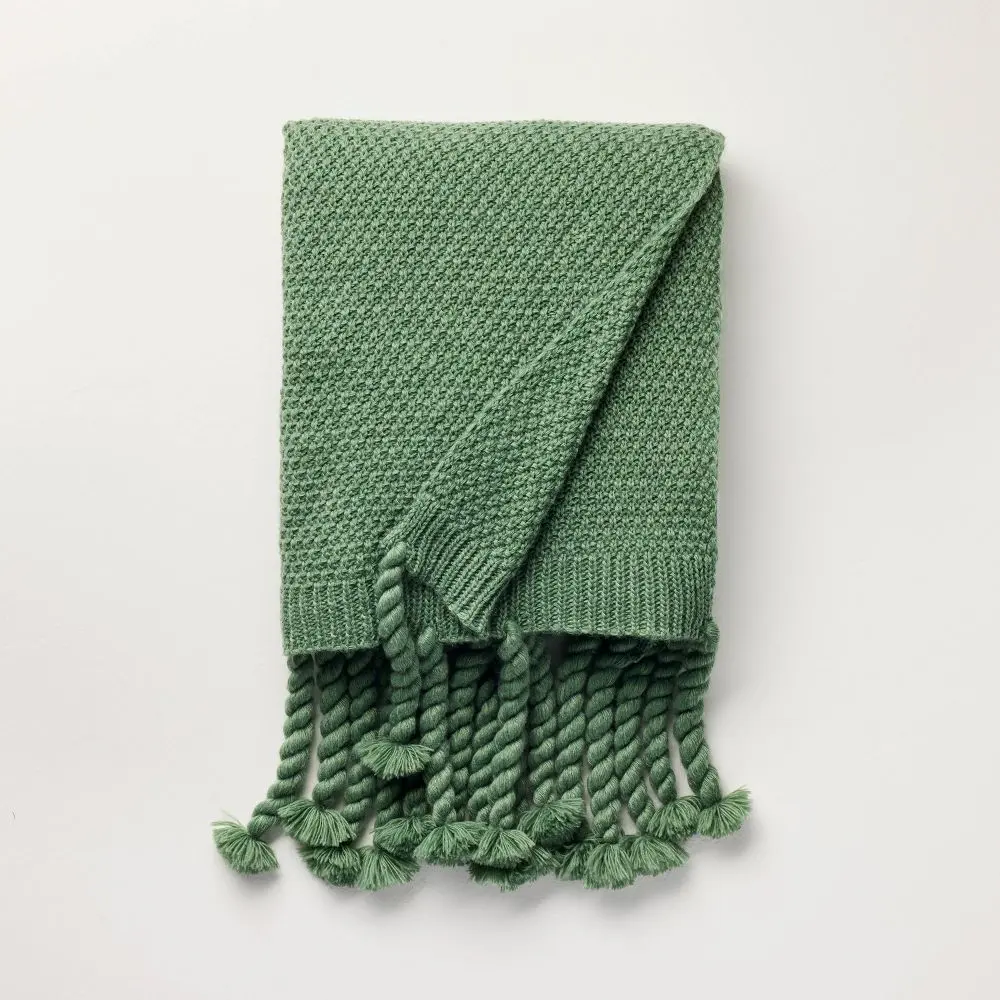 Knit Throw Blanket - Hearth & Hand with Magnolia Knit Throw Blanket - Hearth & Hand with Magnolia
