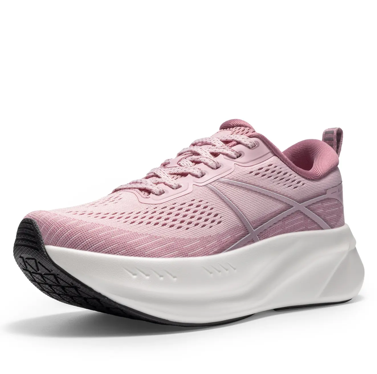 Women's Road Running Shoes Cushion Shoes Non-Slip Comfortable Lightweight Gym Workout Athletic Arch Support Sneakers