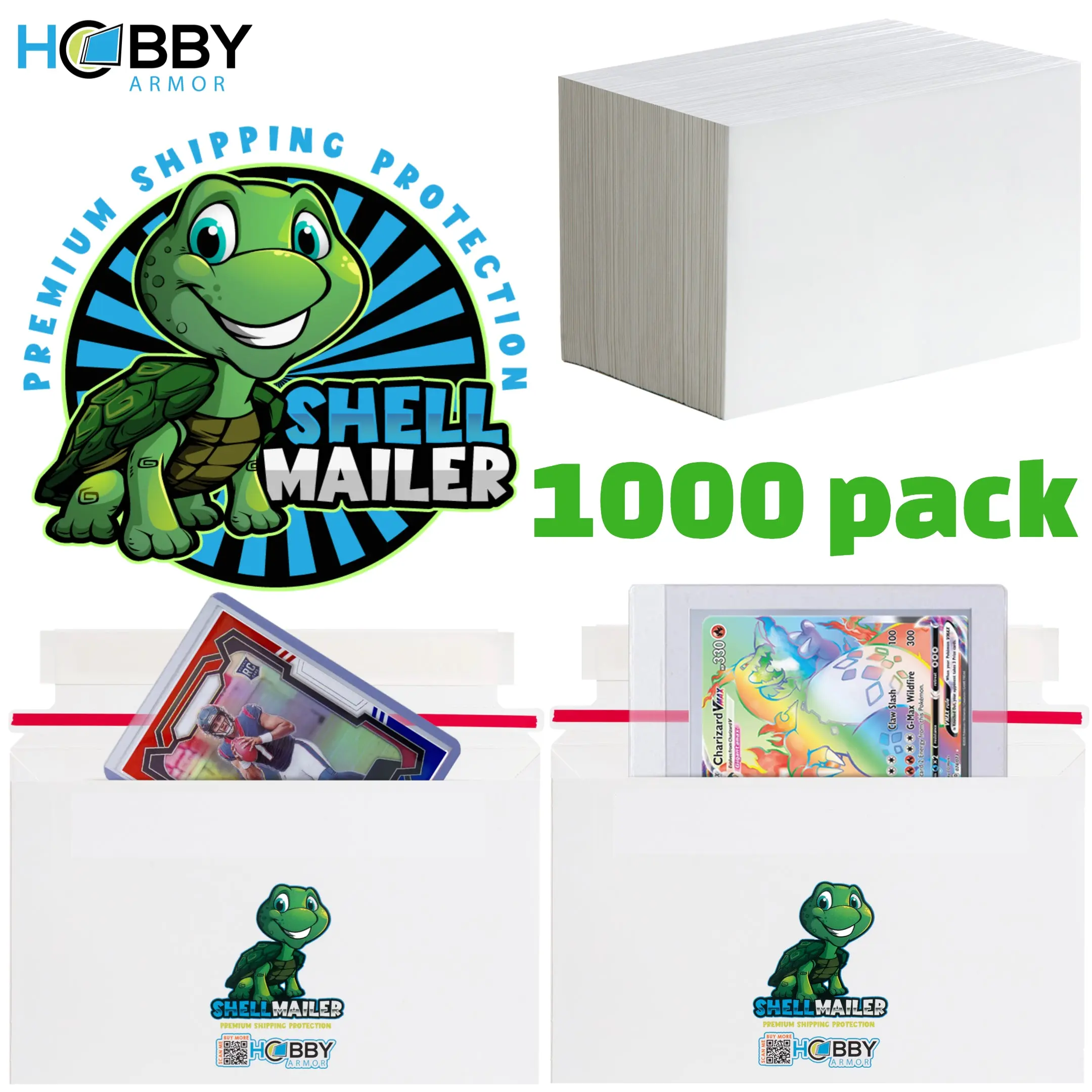 Shell Mailer Trading Card Envelopes - 7" x 4.35" - TikTok Shop