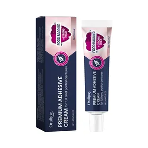 Oralhoe Premium Denture Adhesive Cream with Silicon Dioxide for 4 Days Hold Stability & Daily Use 40G denture kit