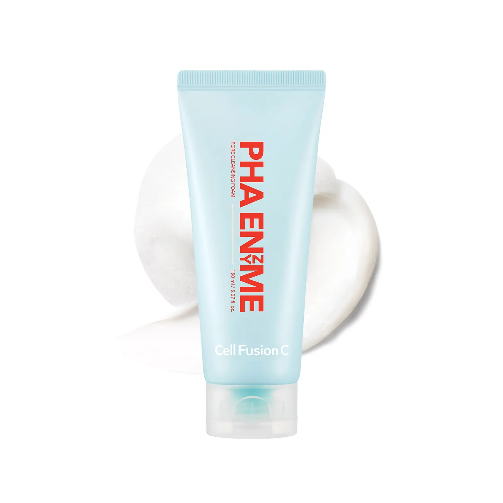 [Cell Fusion C] PHA Enzyme Pore Cleansing Foam | Face Wash for Acne-prone Skin, Blackheads & Clogged Pores, TOTARAXIN & Papain Enzyme Calming Facial Clenaser