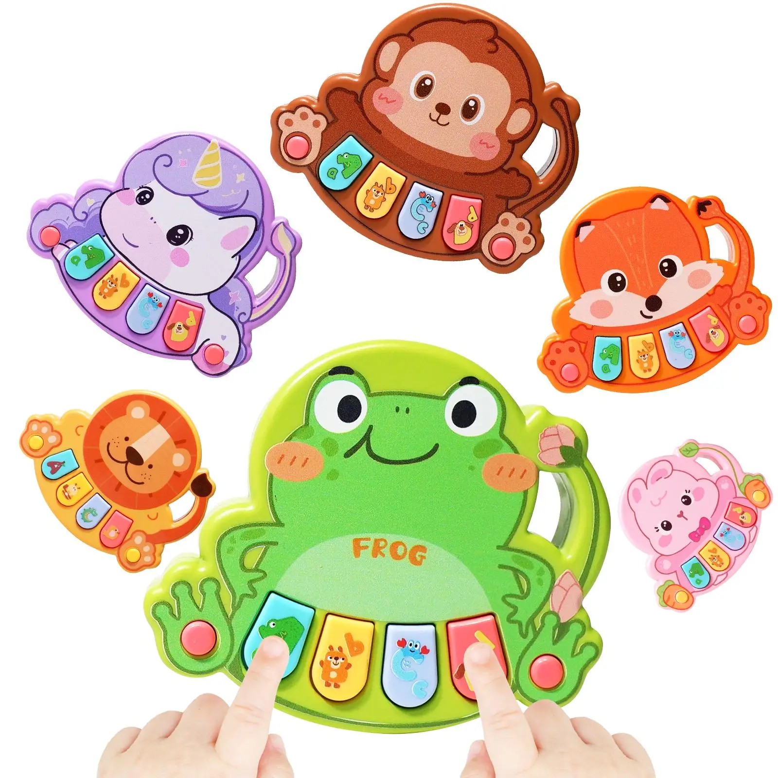 Baby Piano Toy, 3 Modes Music Baby Toy, Early Education Piano Keyboard Toy, Educational Toy for Baby Girls & Boys