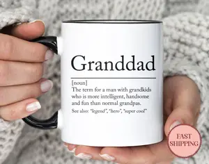 Grandad Definition Mug, Grandad Coffee Mug, Best Grandad Mug, New Grandad Gift, Grandad Gift From Grandkids