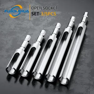 3/5pcs Hex Shank Socket Set 8mm-19mm for Electric Screwdrivers, Versatile Multi-Socket Tool for DIY Projects and Repairs