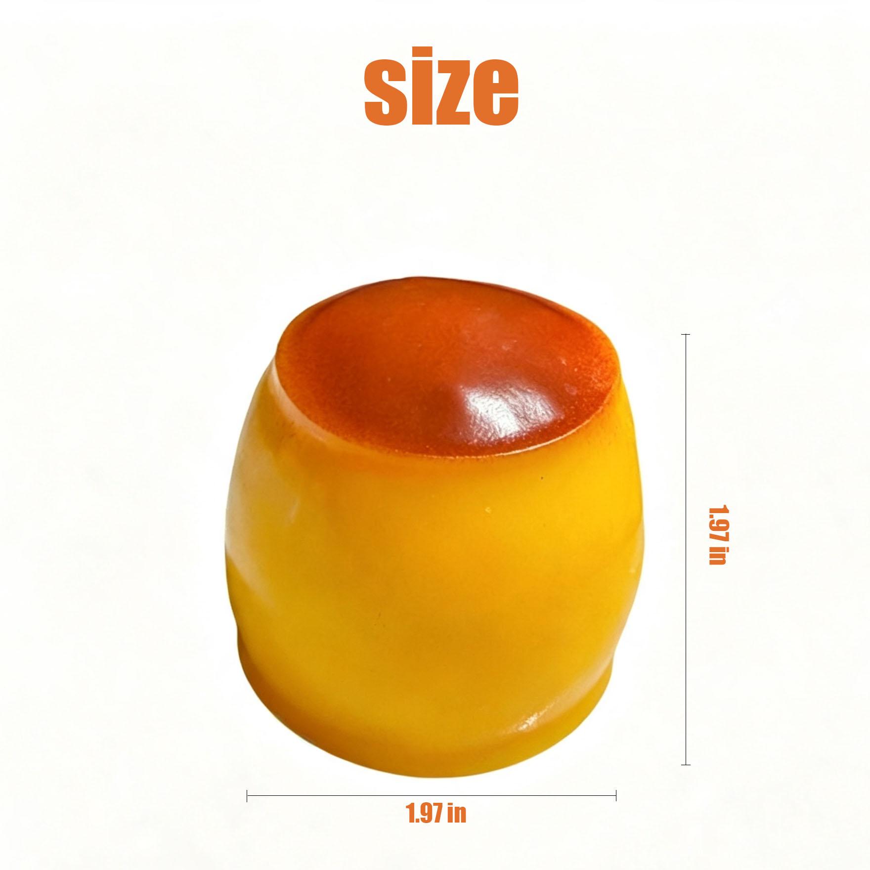 Pudding Moldable Squishy Toy with Block & Clay Fill, Squeaky Sound When Squeezing, Infinite Stress Relief, Perfect for Anxiety Reduction & Fidget Relief, Portable Decompression Squeeze, Ideal Halloween Gifts for Kids Gift Exchange.