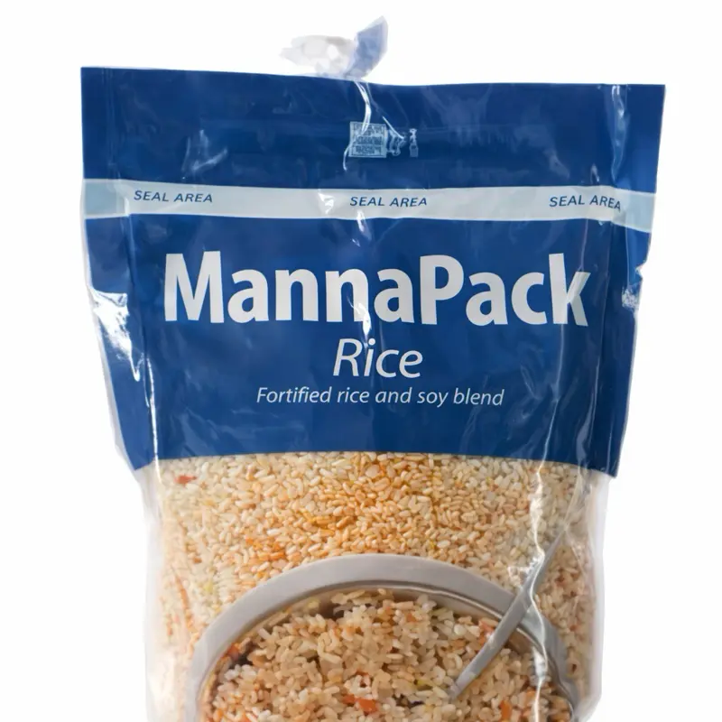 Mannapack Rice, Long-Grain White Rice, Non-GMO, Gluten-Free Pantry Staple for Daily Meals