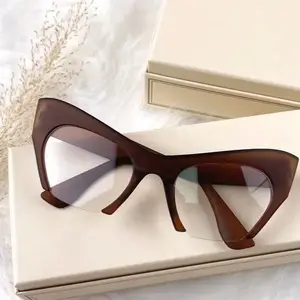Brown Clear Fashion Frame for Women - Eyewear Accessories