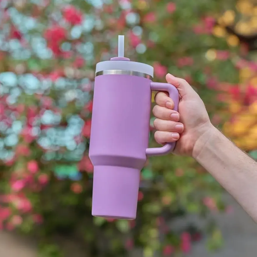 40 oz Lilac Stan Quencher H2.0: BPA-Free, Insulated Cup with