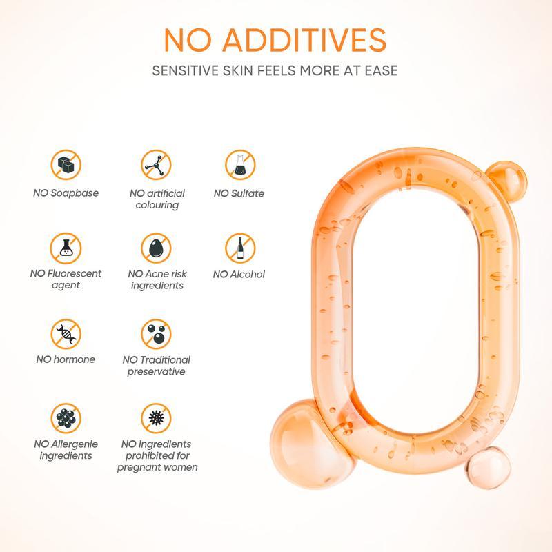 Orange Exfoliating Gel, Moisturizer Face Body Scrub Gel,Deep Cleansing Moisturizing Facial Exfoliator,Natural Orange Peeling Gel Face Scrub，Halloween gift Exfoliating Facial Scrub