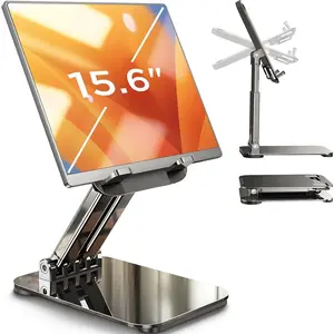 Adjustable Stand Holder for Desk – Portable Tablet & Monitor Stand, Travel Essential for Smartphone & Computer