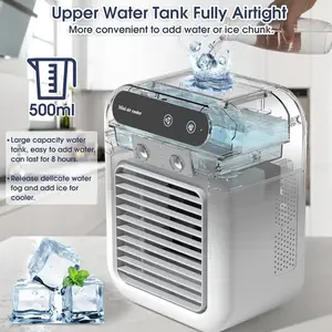 Car Air Freshener Portable Air Conditioner Cooler Humidifier Car Air Conditioning Fan Refrigeration Fan Fragrance Humidifier Summer Cooling Fans