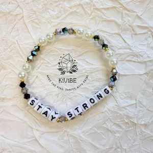 Beaded Letter Bracelet - Personalized Word Bracelets | Colorful Stretch Bead Jewelry | Custom Name Bracelet for Best Friend, Motivation Gift, Thanksgiving Jewelry, Christmas Stocking Stuffer, Handmade Ocean Vibes Bracelet, Holiday Gift for Her