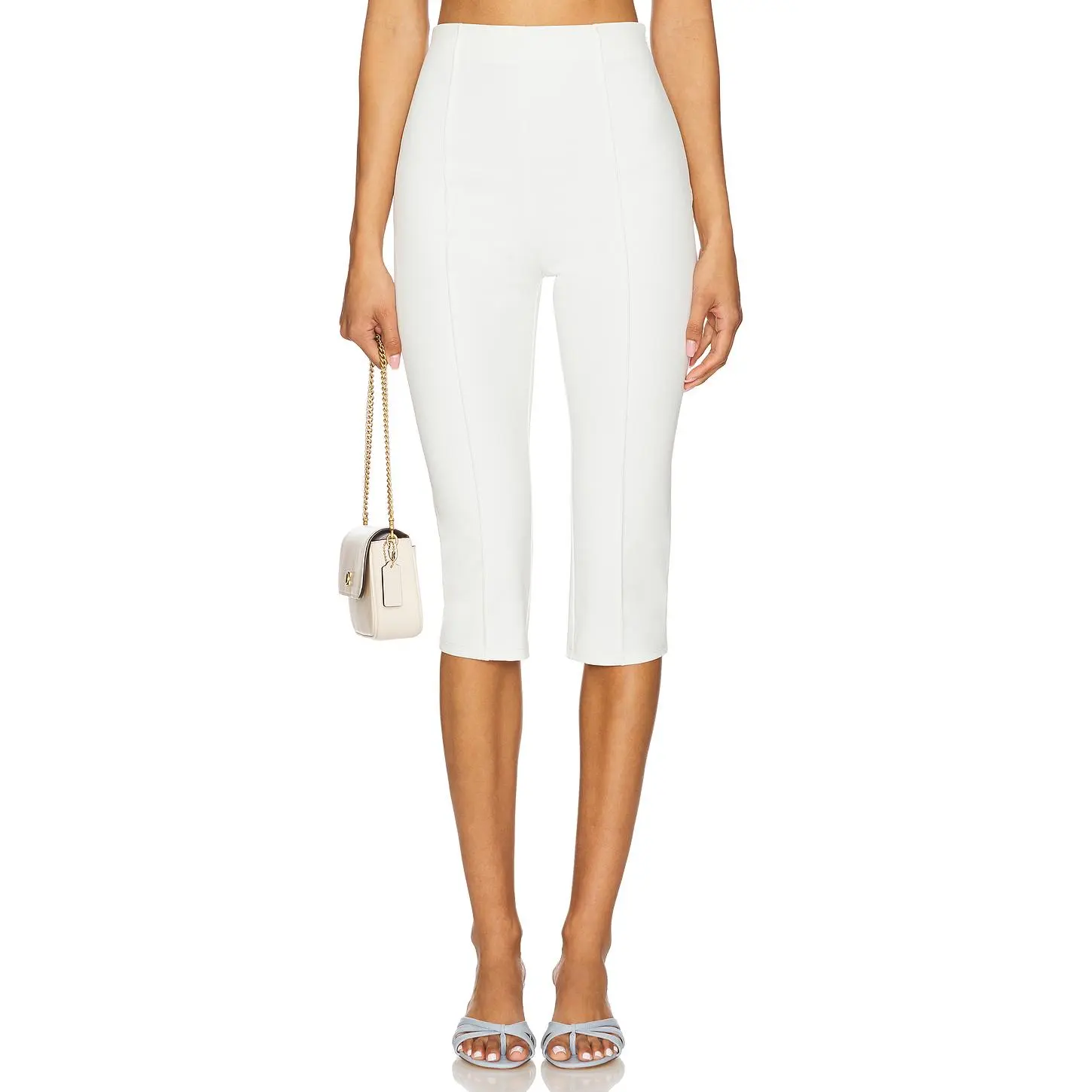 Lovers and Friends Cindy Cropped Capri Pant in White