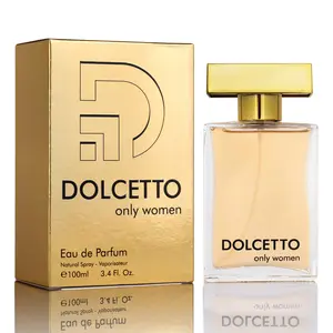 Urban Collection Dolcetto Eau De Parfum 100ml for Women Floral Fruity Scent with Lychee Rose Vanilla in Elegant Paper Box Sweet Luxurious Scented