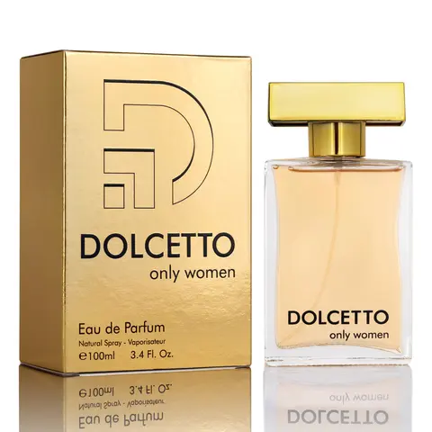 Urban Collection Dolcetto Eau De Parfum 100ml Women's Liquid Fragrance - Adults' Luxury Scent, Fruity Floral & Gourmand Floral Notes, Lychee Rose Vanilla, Elegant Paper Box, Daytime Wear Single Item
