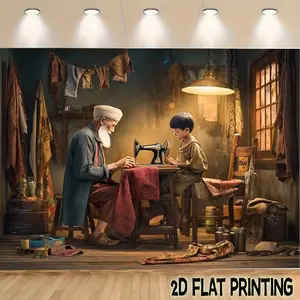 2D Flat Banners 1pc Warm rural tones  Theme designfor parties, events and home decor, perfect for living rooms