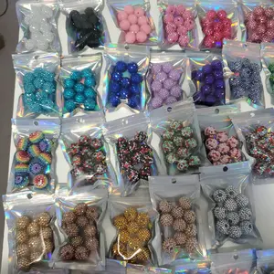 20 MM BEAD PACKS, BEADED PENS PACK, RHINESTONE BEADS, DIY BEADS