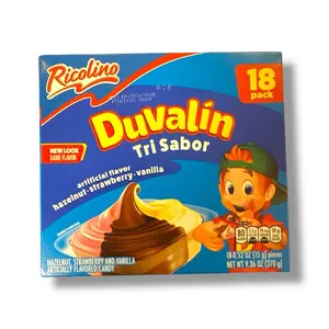 Duvalin Tri-Flavor Hazelnut Vanilla & Strawberry