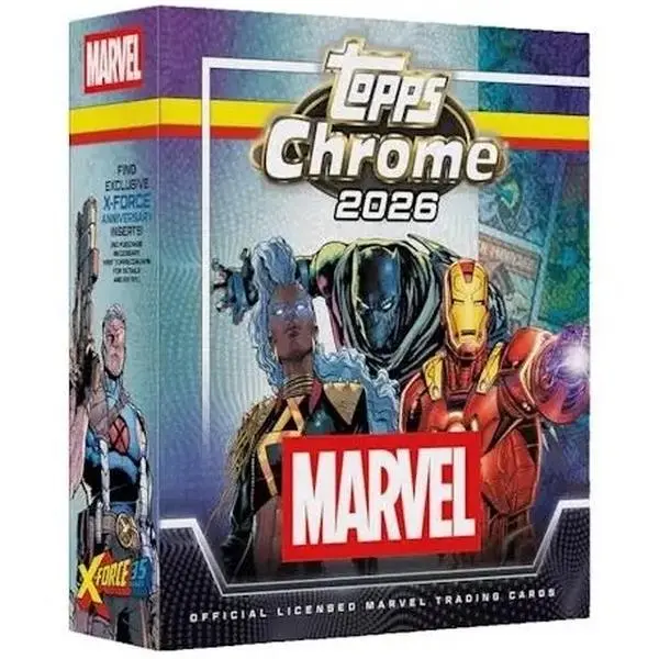 2026 Topps Chrome Marvel Comics Mega Box