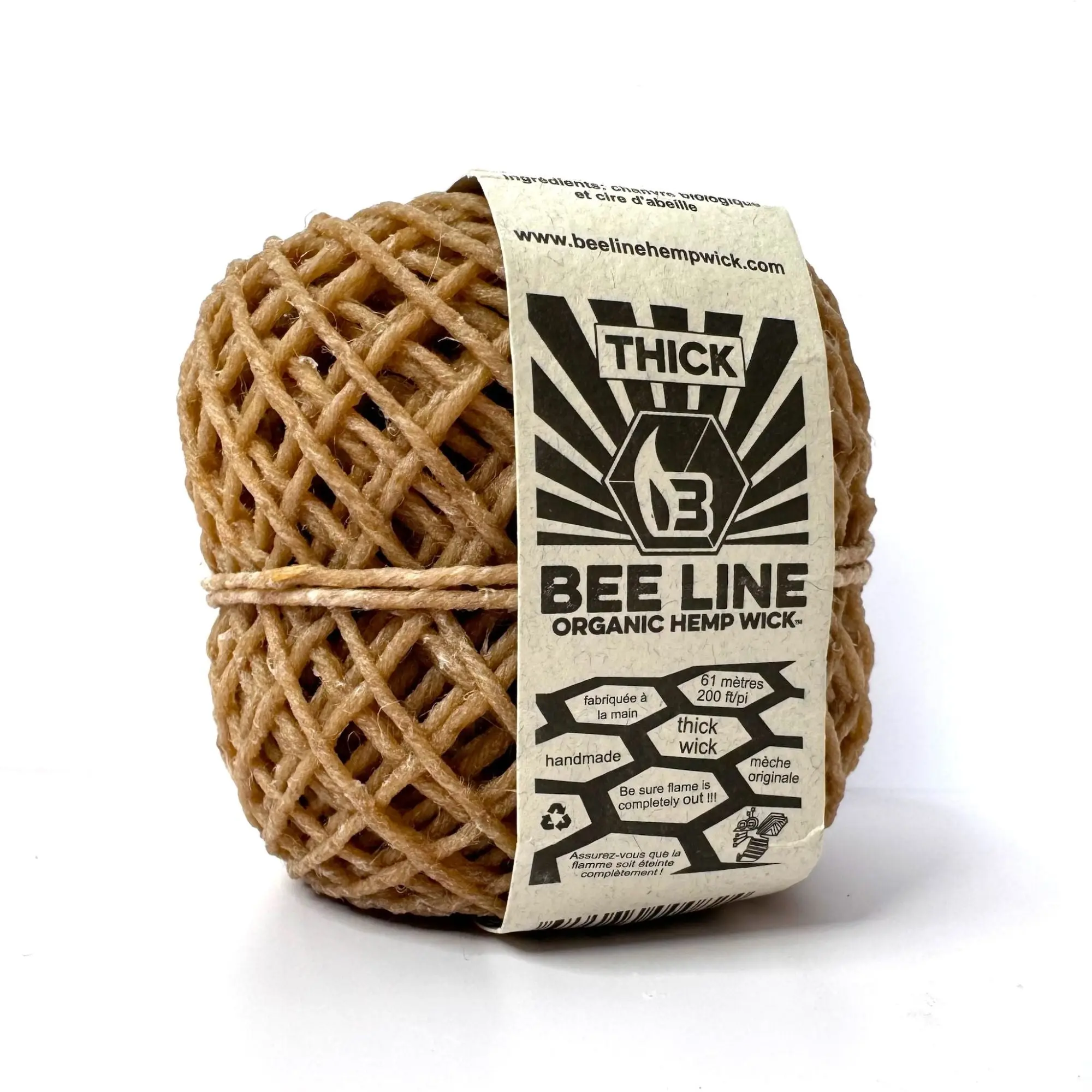 Hemp Wick Ball (thick wick) Hemp Wick Ball (thick wick)