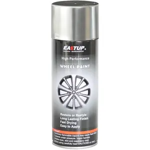 Premium Metallic Chrome Acrylic Enamel Wheel Paint - Brilliant Finish, High Durability, Fade-resistant, Quick Drying Rim Coating Spray Paint.