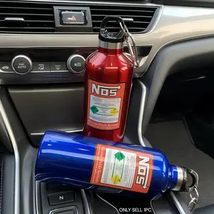 Car NOS Water Bottle, 500ML Stainless Steel Water Bottle, Reusable Vacuum Insulated, Car Water Cup, Car Interior Accessories for Men & Women, Leakproof Insulated Tumbler, Portable Flask, Drinkware Car Products for Travel #TOP PICKS